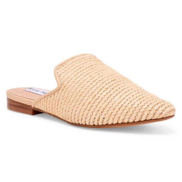 Womens Steve Madden Beige Raffia Mattis Mule - Picture 6 of 6